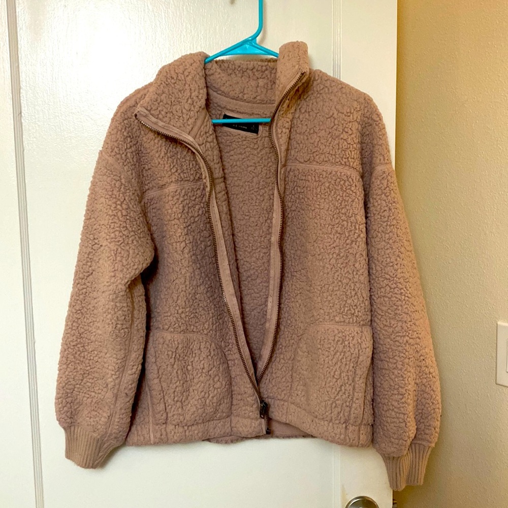Pink Abercrombie Sherpa